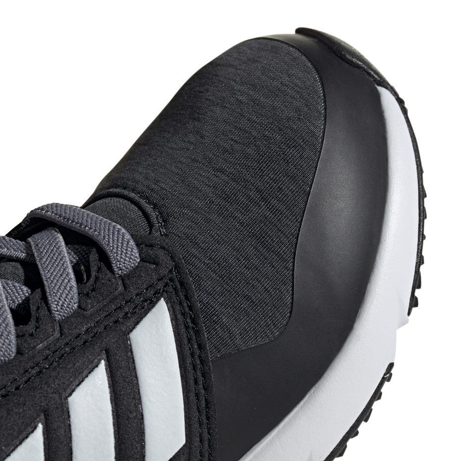 Buty dla dzieci adidas FortaFaito EL K czarno-szare EE7309 - obrazek 5