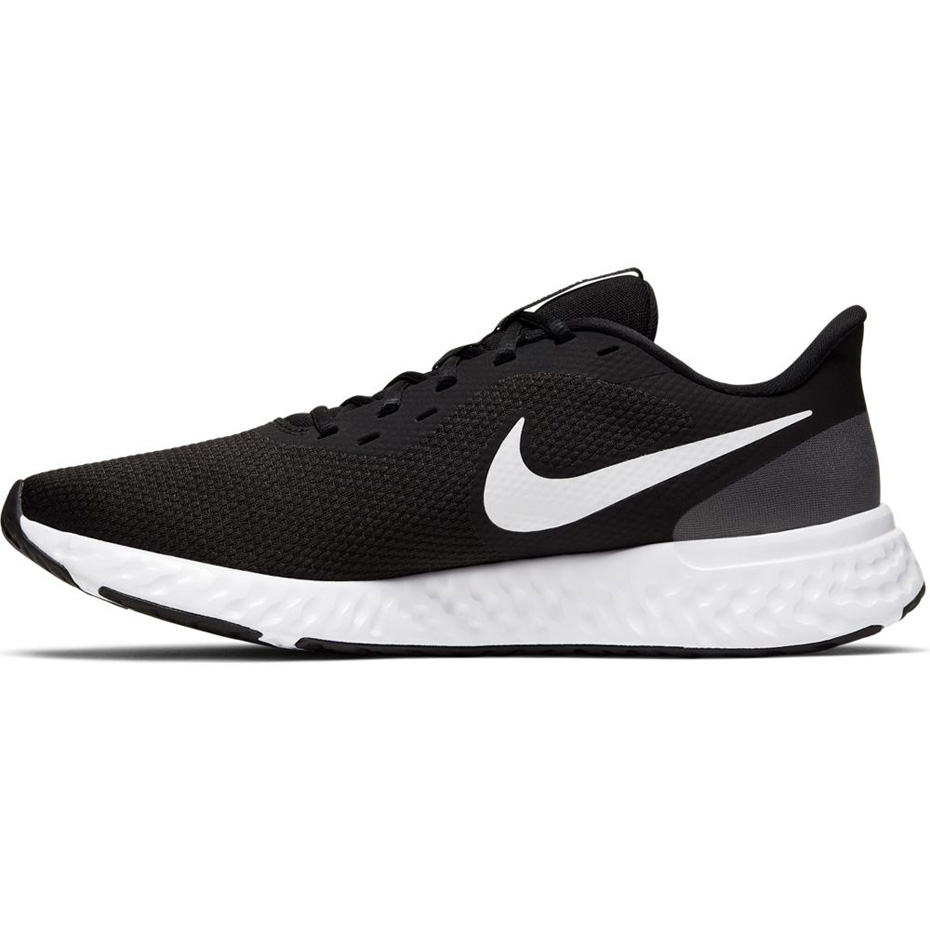 Buty męskie do biegania Nike Revolution 5 czarne BQ3204 002 - obrazek 3