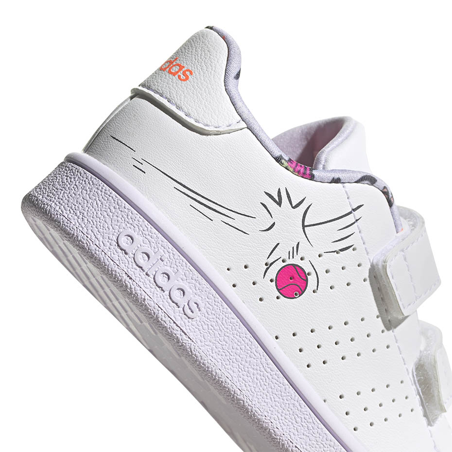 Buty dla dzieci adidas Advantage I białe EG3861 - obrazek 5