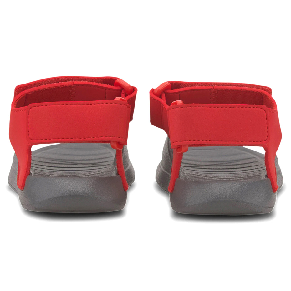 Sandały dla dzieci Puma Divecat v2 Injex Ps szaro-czerwone 369546 05 - obrazek 5