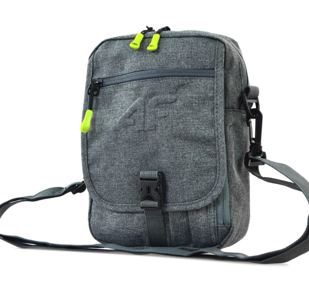 SASZETKA NA RAMIE 4F AKB008 j.szary melanż