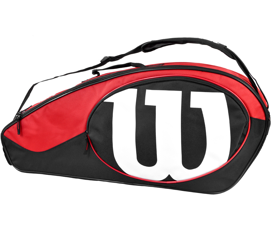 TORBA WILSON MATCH II 3PK czarno/czerwona /WRZ820603