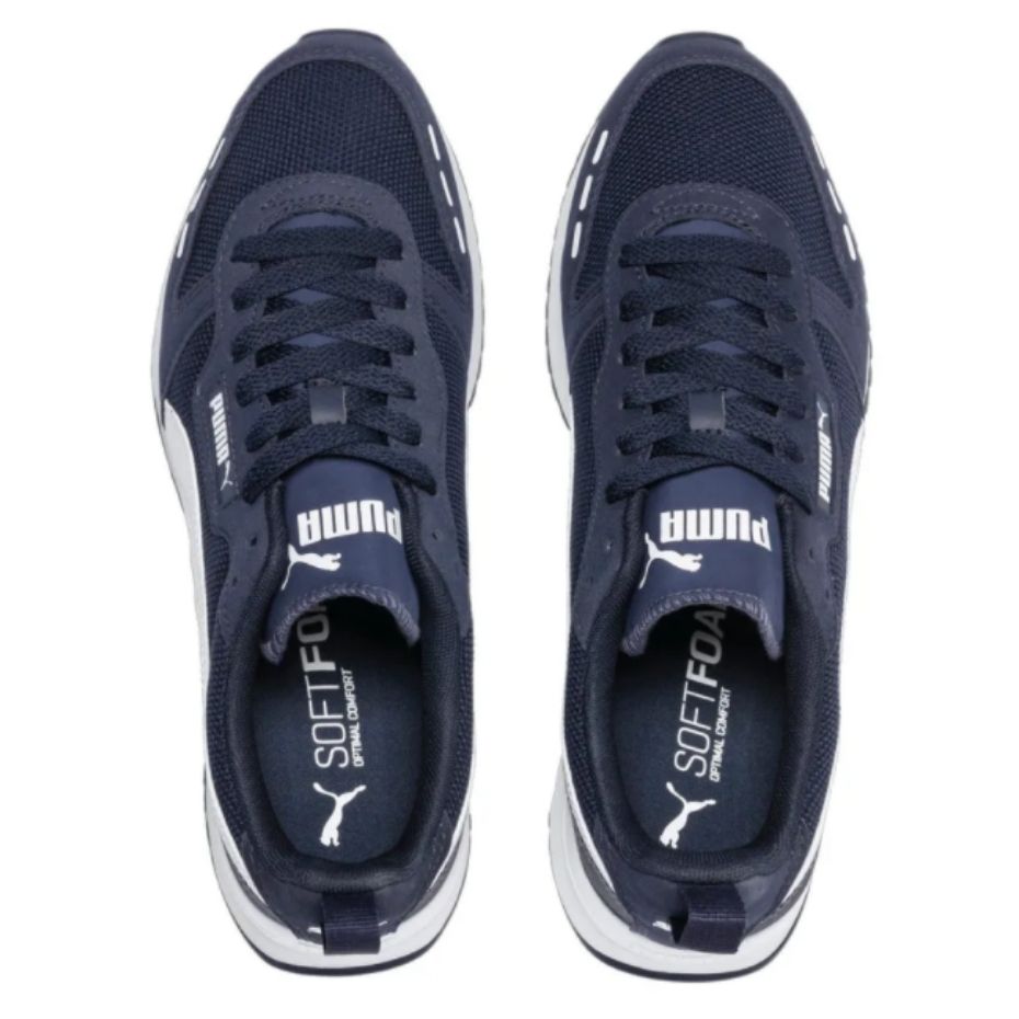 Buty męskie Puma R78 granatowe 373117 08 - obrazek 5
