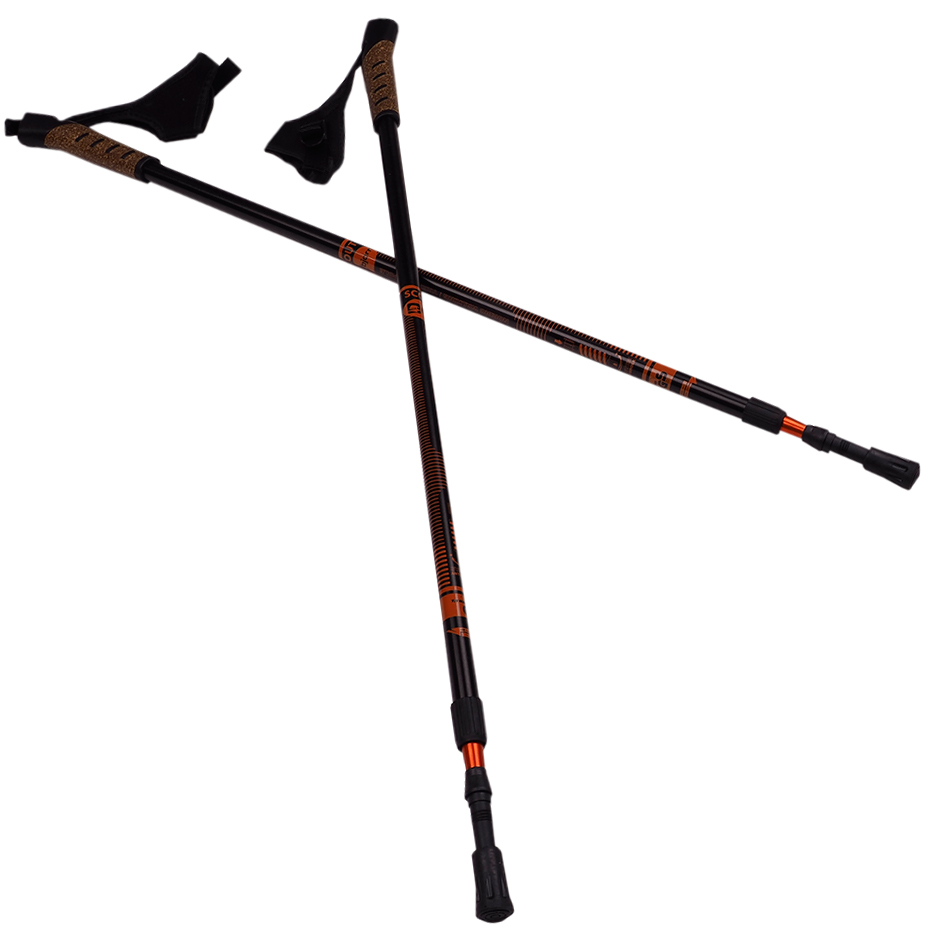 Kijki Nordic Walking Pacer Bjorn pomarańczowy 2-częściowy - obrazek 3
