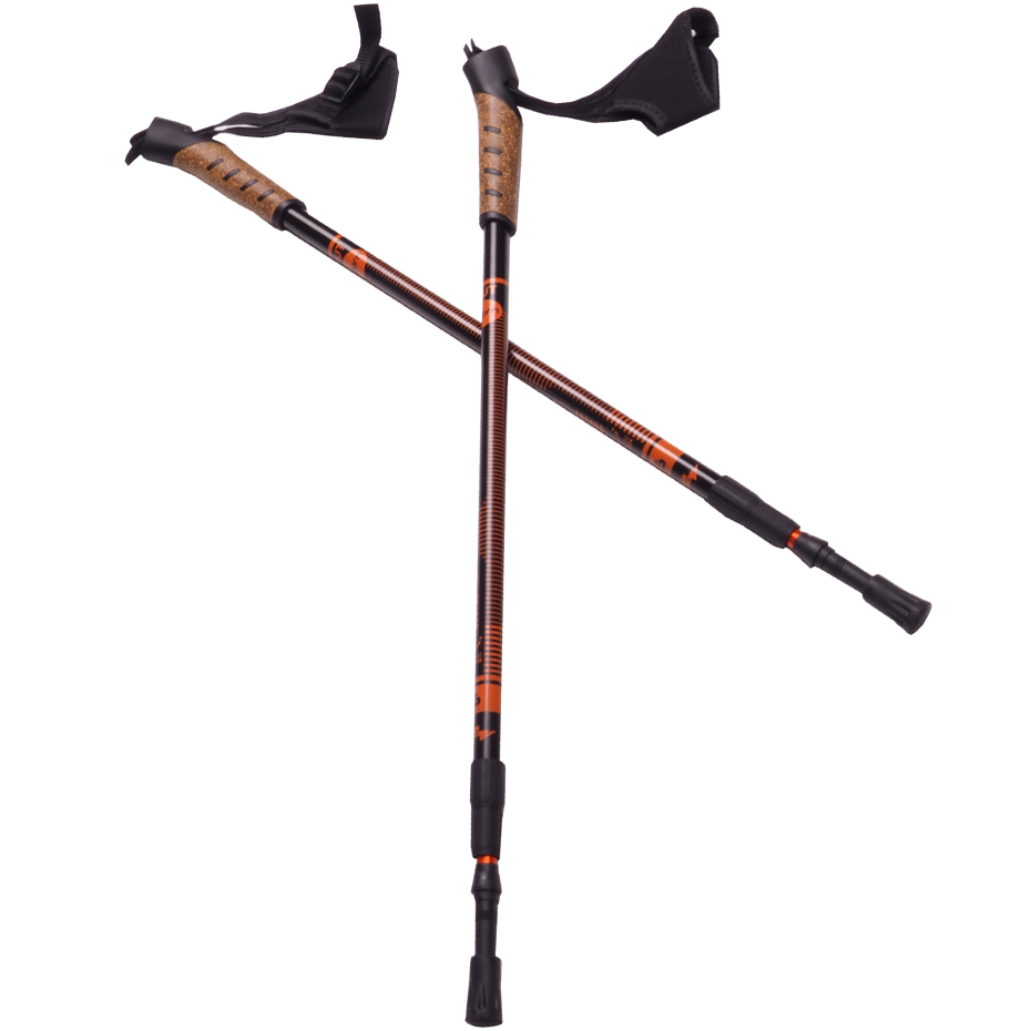 Kijki Nordic Walking Scout Bjorn pomarańczowy 3-częściowy - obrazek 2