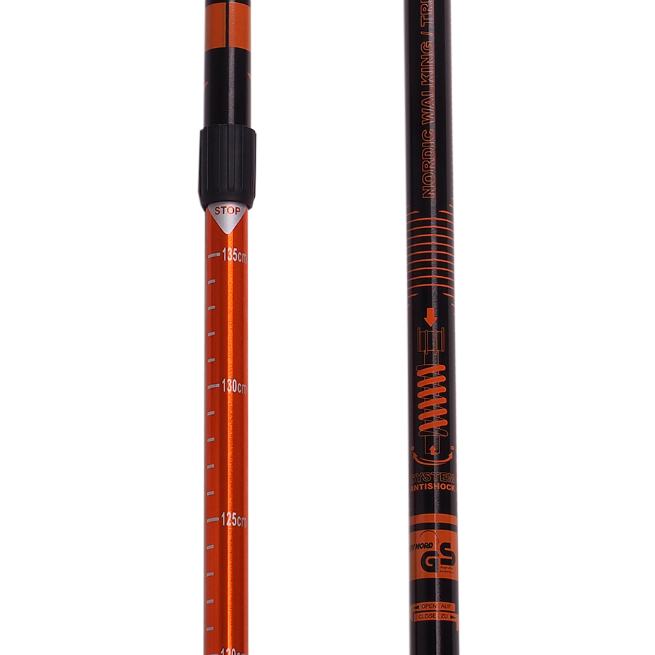 Kijki Nordic Walking Scout Bjorn pomarańczowy 3-częściowy - obrazek 4