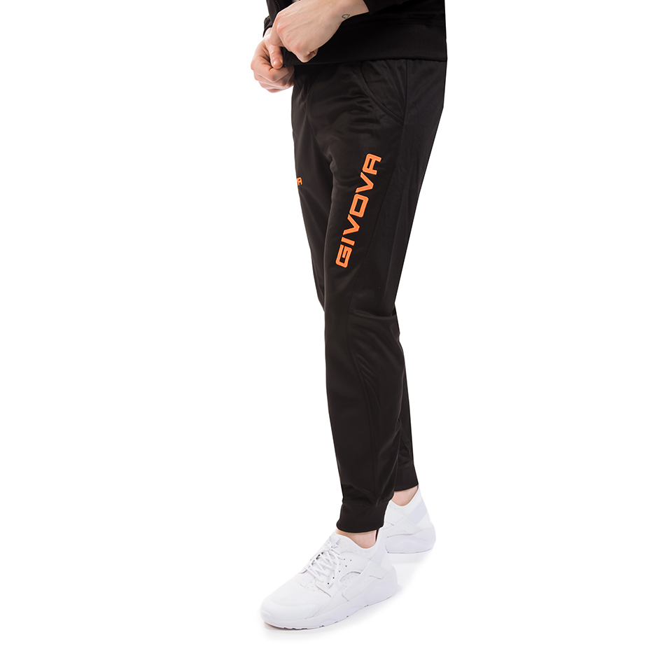 Dres Givova Tuta Visa Fluo czarno-pomarańczowy TR018F 1028 - obrazek 7