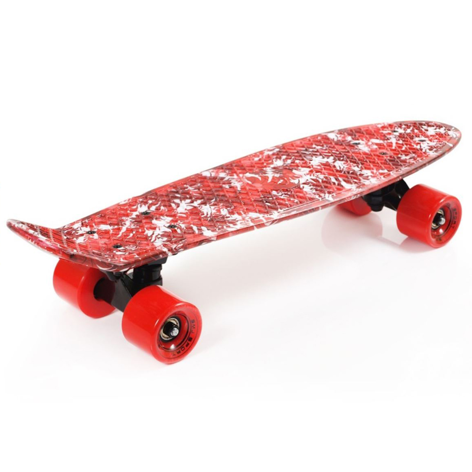 Deskorolka SMJ UT-2206 Red Jungle - obrazek 2