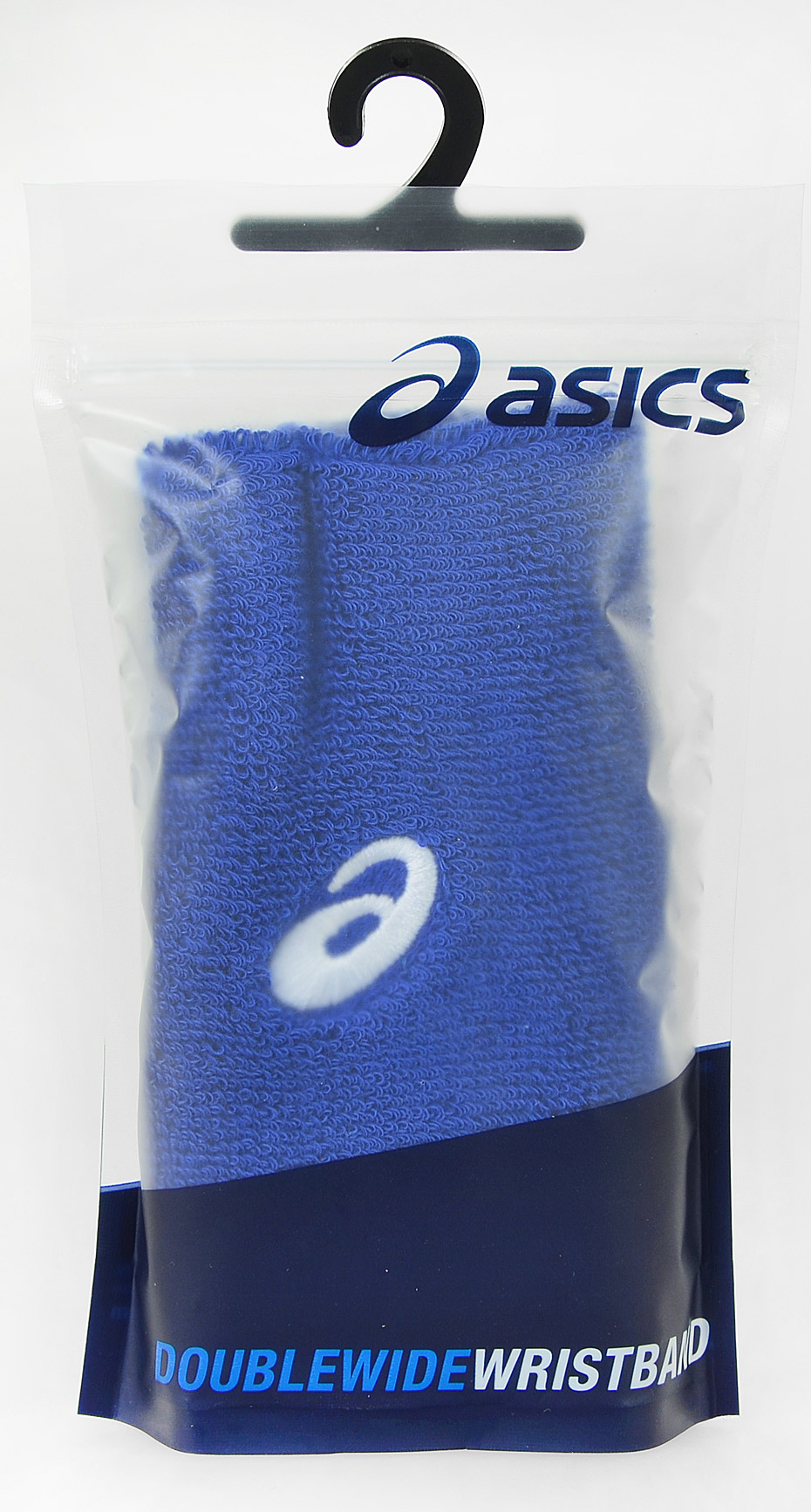 FROTKA NA RĘKĘ ASICS DOUBLE WRISTBAND UNI niebieska /2szt/ 592522 8107 - obrazek 2