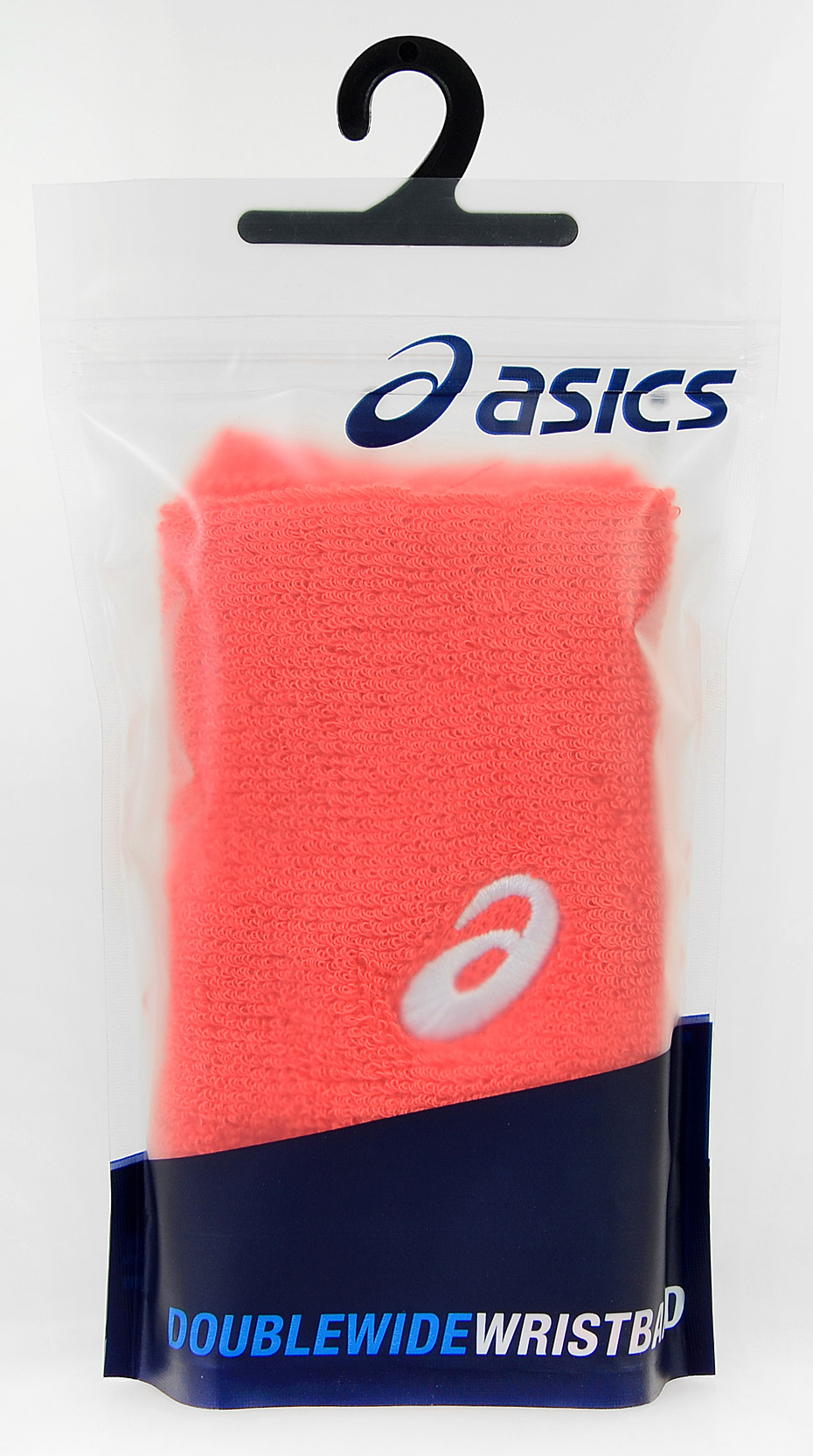 FROTKA NA RĘKĘ ASICS DOUBLE WRISTBAND UNI czerwona /2szt/ 592522 0552 - obrazek 2
