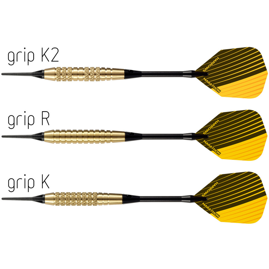 Harrows rzutki Softip Club Brass 18g - obrazek 2