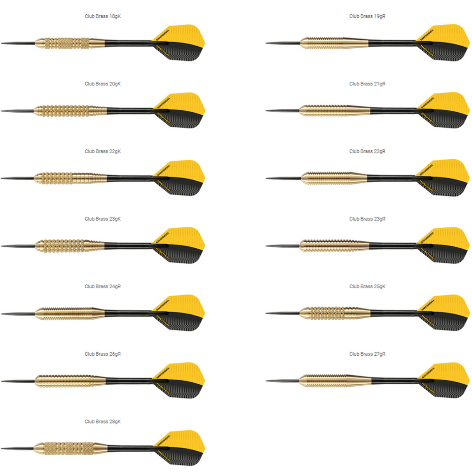 Harrows Rzutki Steeltip Club Brass 22g - obrazek 2