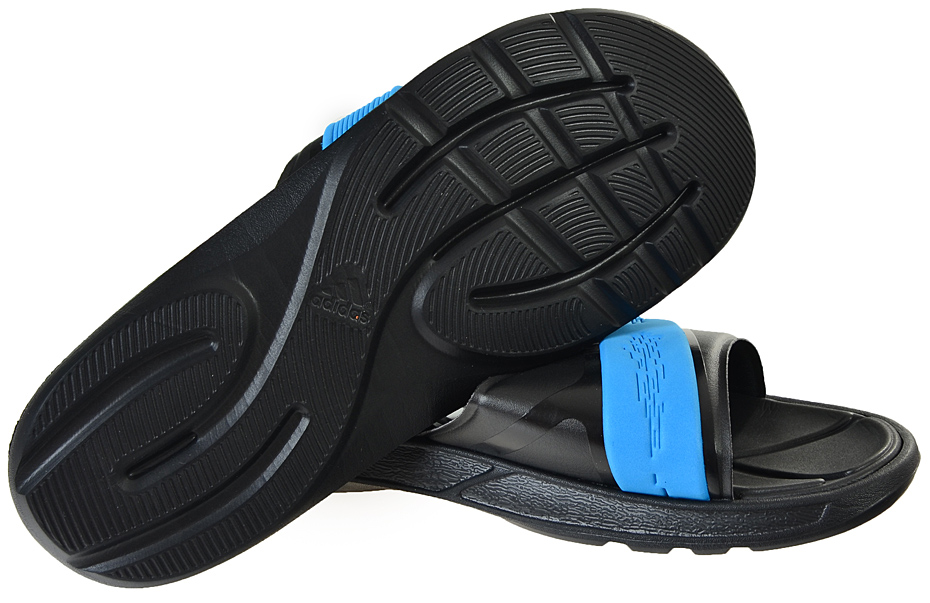 KLAPKI ADIDAS NITROCHARGE SLIDE czarno/niebieskie /F32920 - obrazek 2