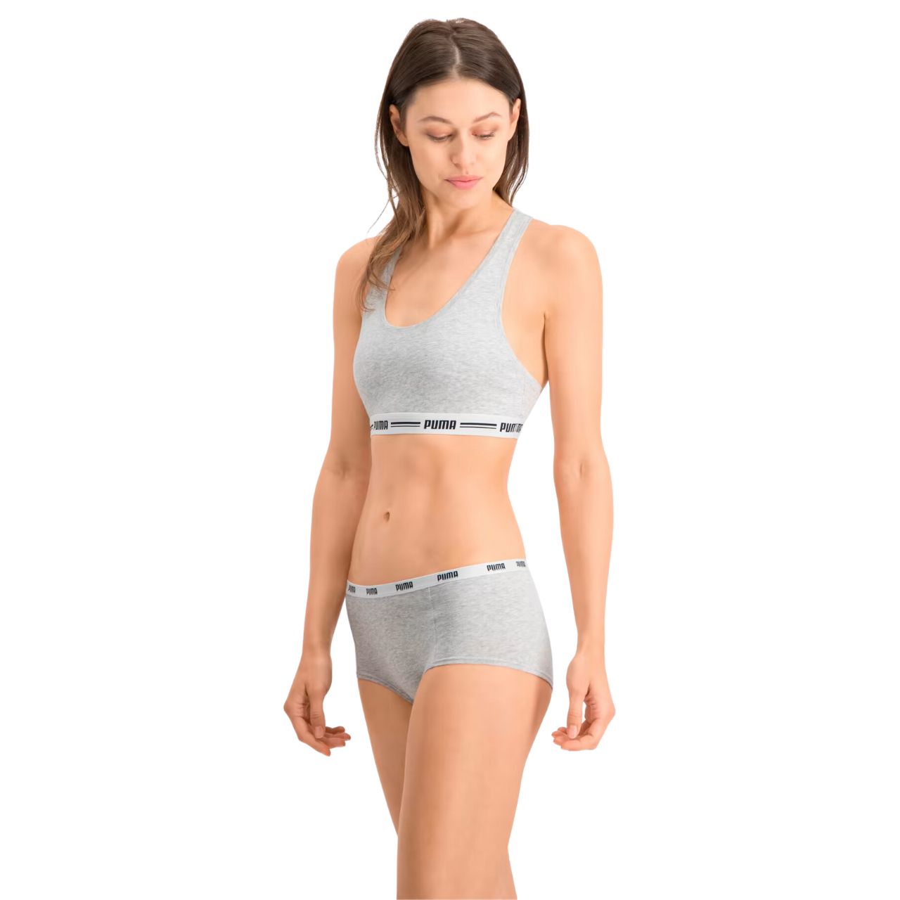 Majtki damskie Puma Mini Short 3 szare, białe, czarne 907591 01/5030060011 - obrazek 3