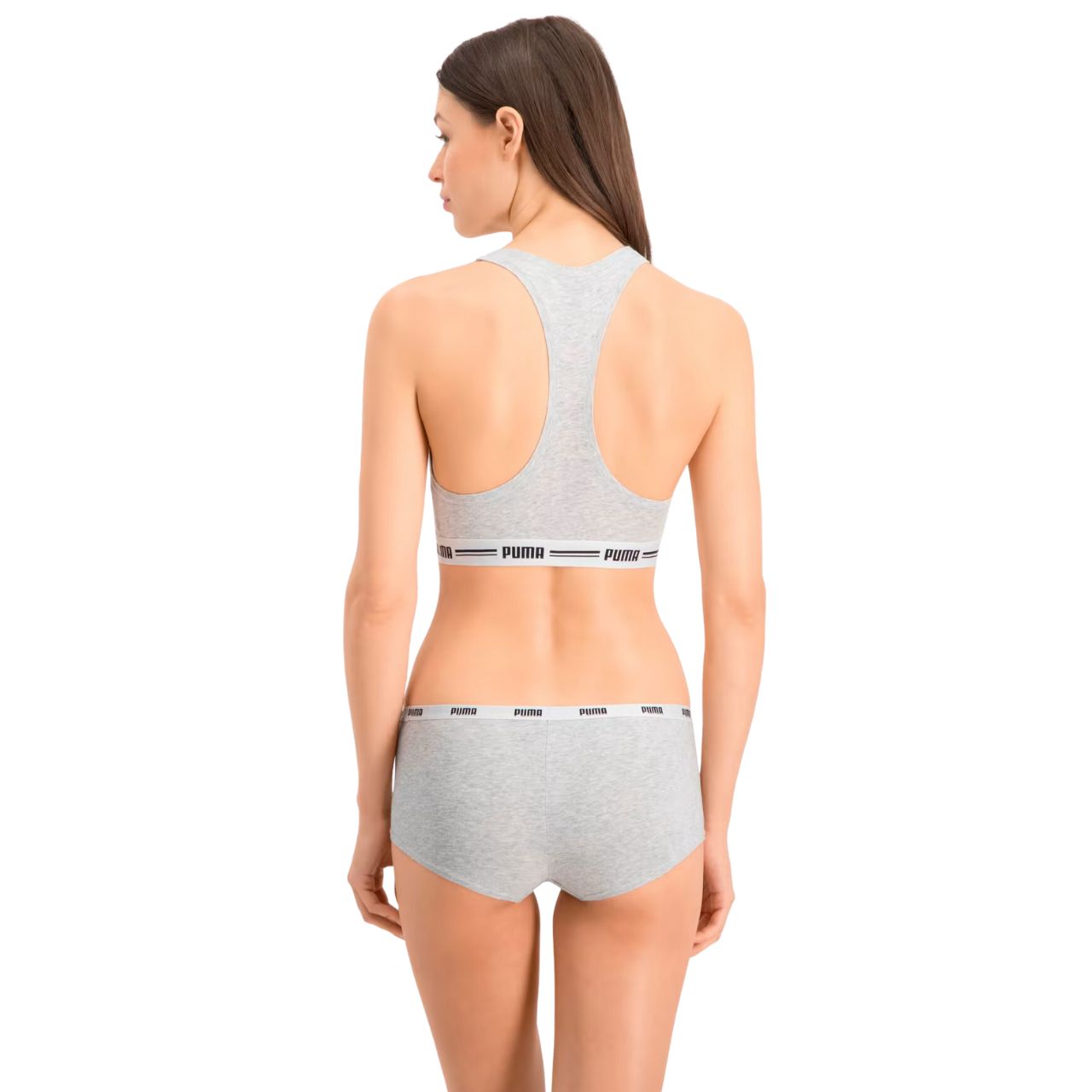 Majtki damskie Puma Mini Short 3 szare, białe, czarne 907591 01/5030060011 - obrazek 4