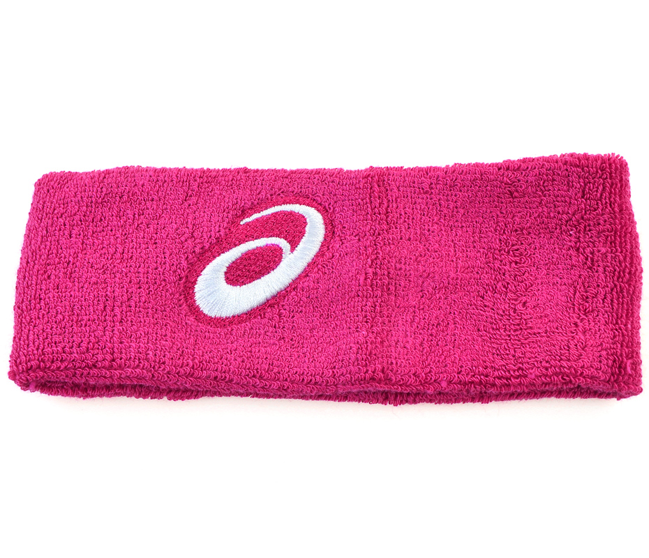 OPASKA NA GŁOWĘ ASICS TERRY HEADBAND c.różowy/132083-6020 - obrazek 2