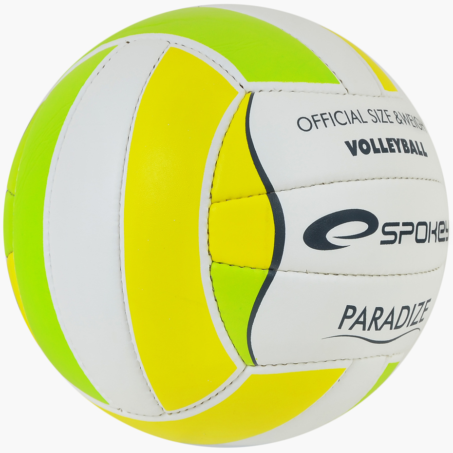 PIŁKA SIATKOWA SPOKEY PARADIZE biało/żółto/limonkowa roz 5 /82543 - obrazek 2