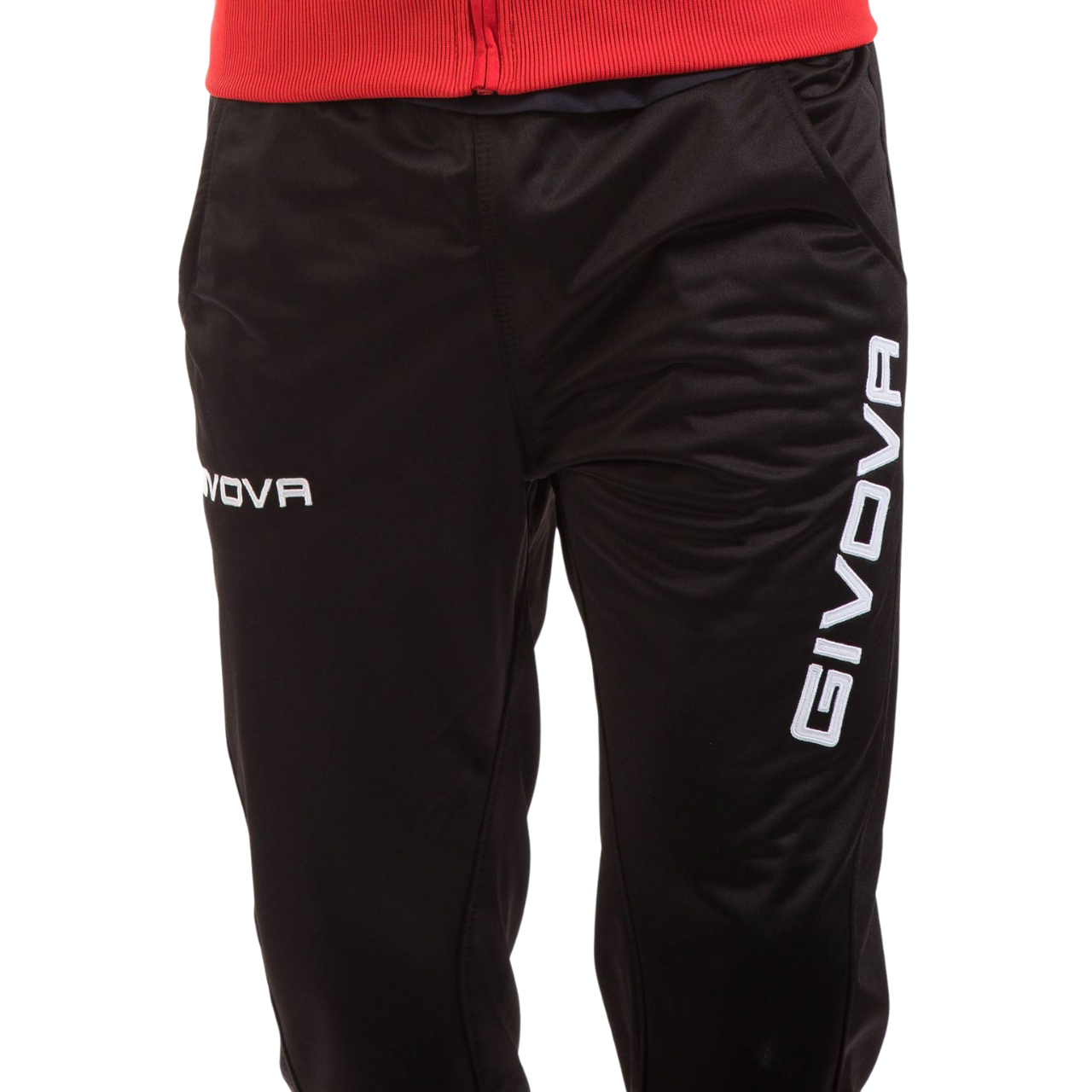 Dres Givova Tuta Visa czerwono-czarny TR018 1210 - obrazek 4