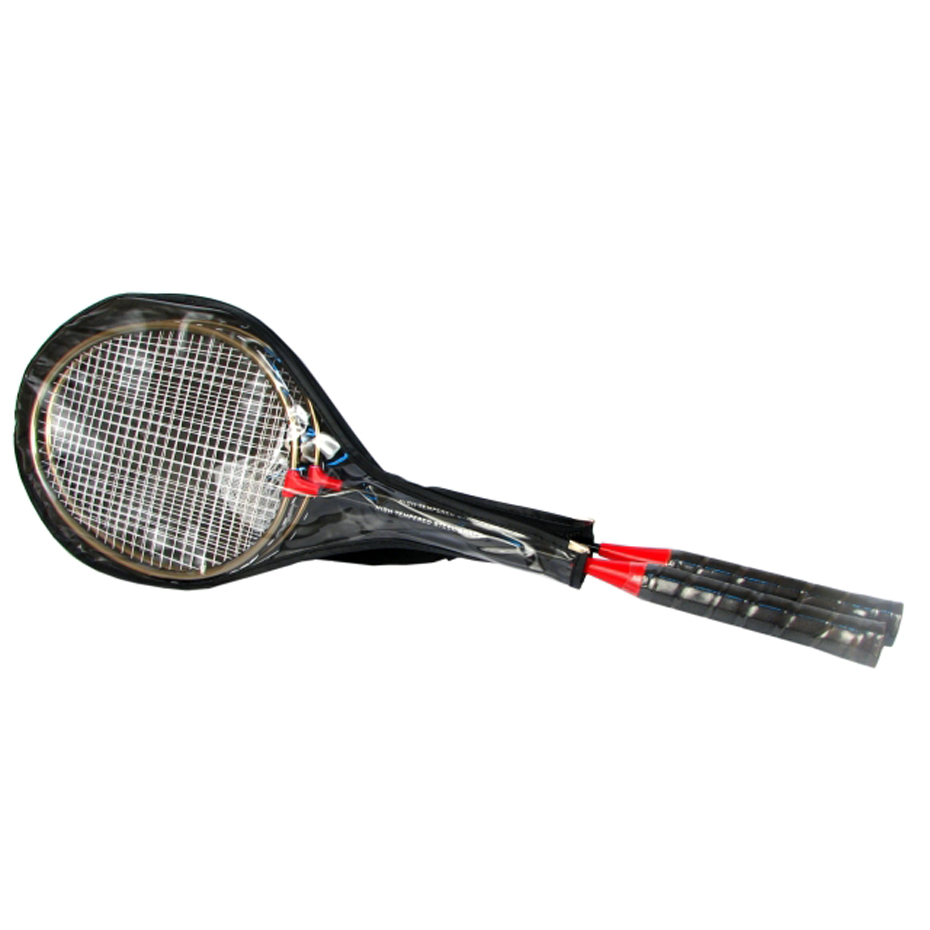 Zestaw do badmintona Spokey Badmnset 1 czarno-czerwony 83371 - obrazek 2