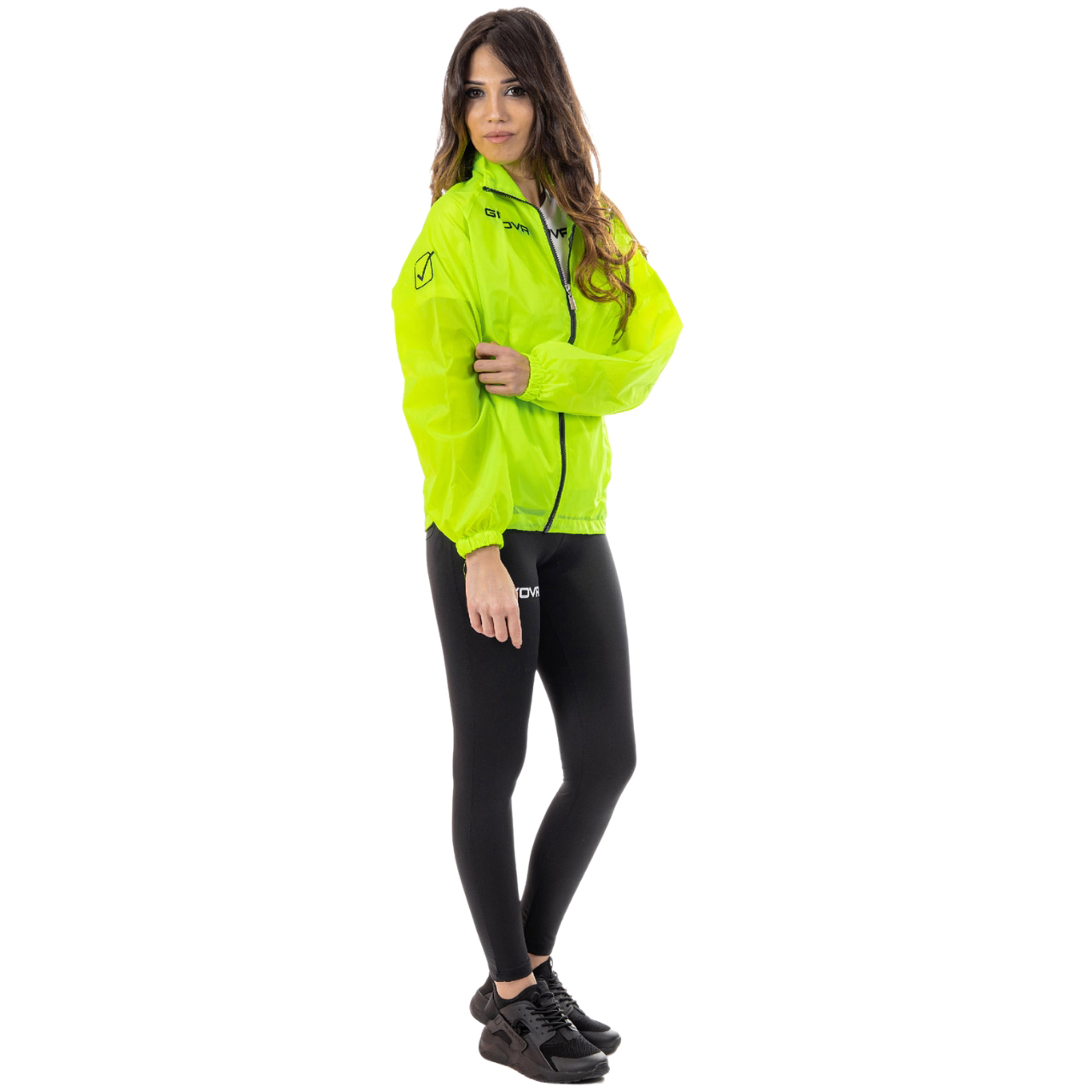 Kurtka Givova Rain Basico Fluo żółta RJ001 0019 - obrazek 4