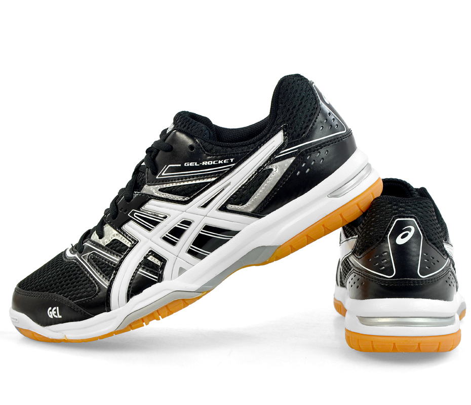 Buty damskie do siatkówki Asics Gel Rocket B455N-9001 - obrazek 3