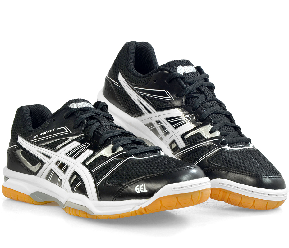 Buty damskie do siatkówki Asics Gel Rocket B455N-9001 - obrazek 4
