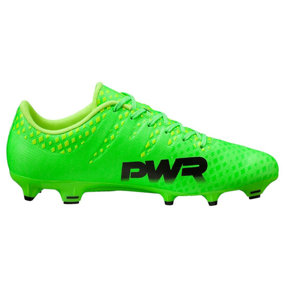 Buty piłkarskie Puma Evo Power Vigor 3 FG zielone 103956 01 - obrazek 3