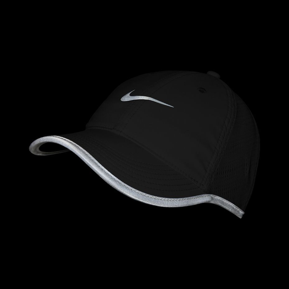 CZAPKA NIKE Z DASZKIEM WS RUN KNIT MESH CAP /810138 010 - obrazek 3