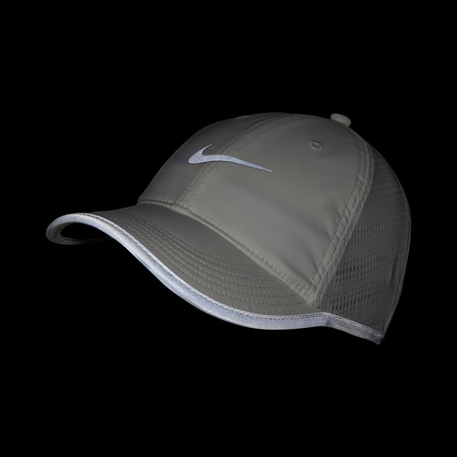 CZAPKA NIKE Z DASZKIEM WS RUN KNIT MESH CAP /810138 100 - obrazek 3