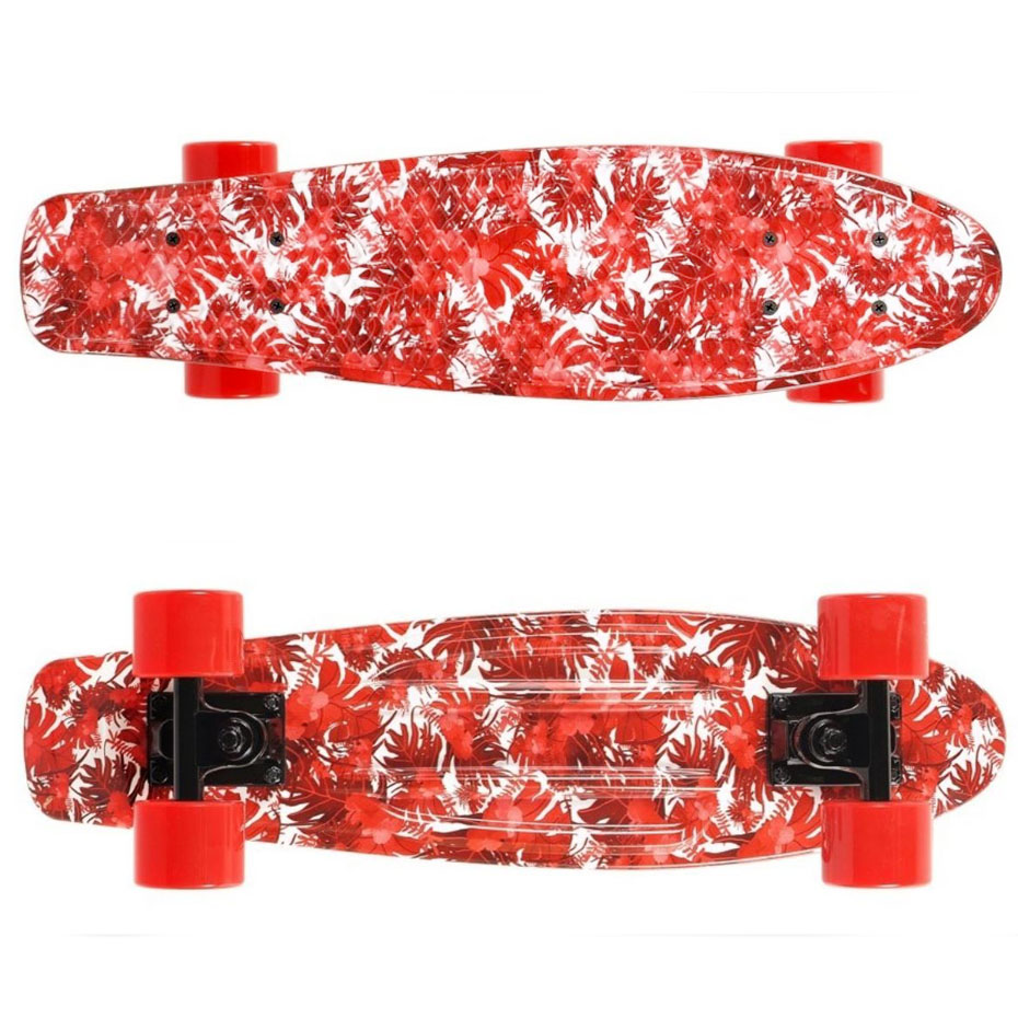 Deskorolka SMJ UT-2206 Red Jungle - obrazek 3