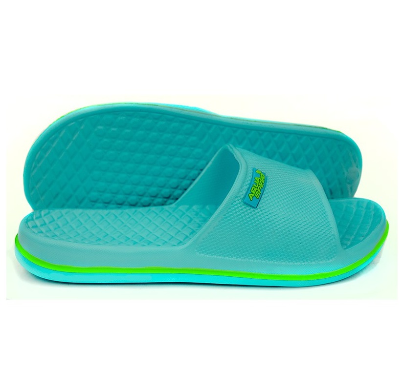 Klapki Aqua-Speed Cordoba niebieskie 02 494 - obrazek 3