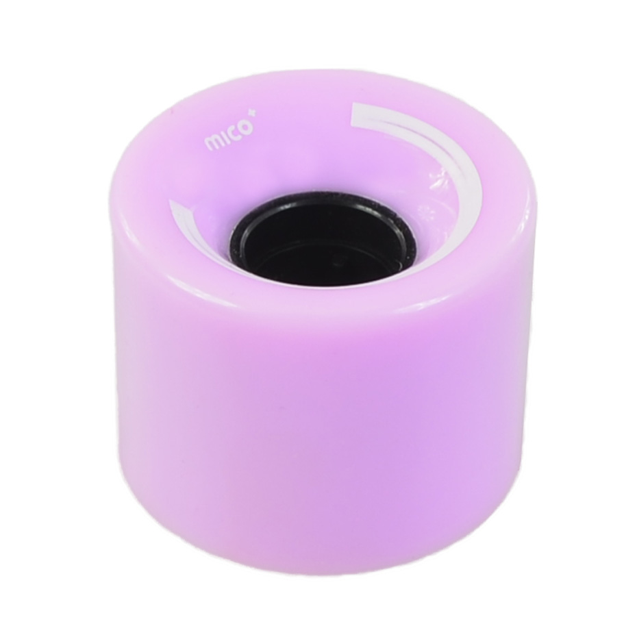 Kółka Mico do deskorolki plastikowej 60x45mm 4szt fioletowe - obrazek 3