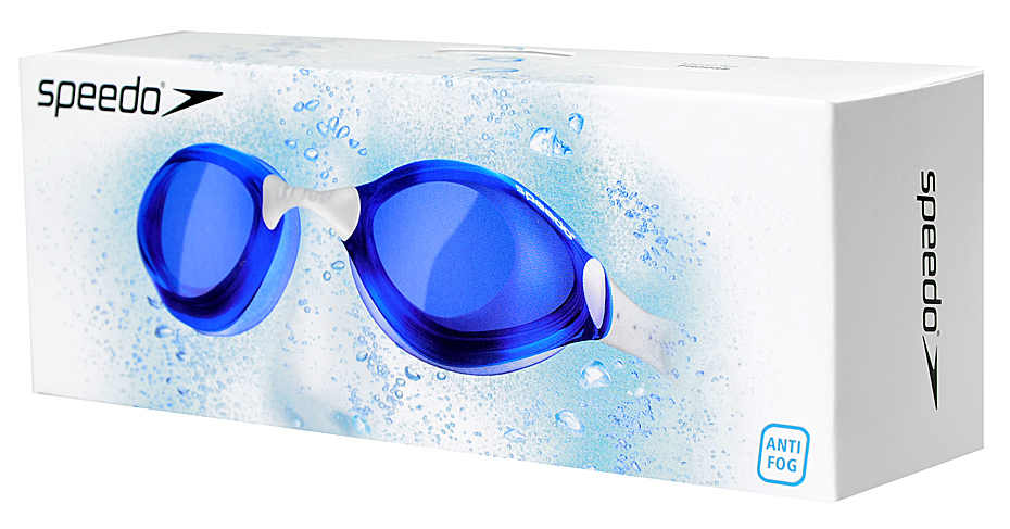 OKULARY PŁYWACKIE SPEEDO AQUAPULSE niebiesko/białe /44284 - obrazek 3