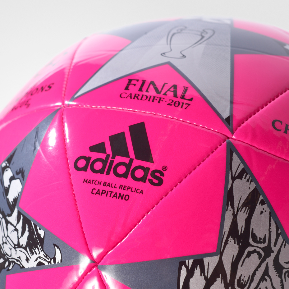 PIŁKA NOŻNA adidas FINALE CAPITANO CARDIFF 2017 AZ9606 - obrazek 4