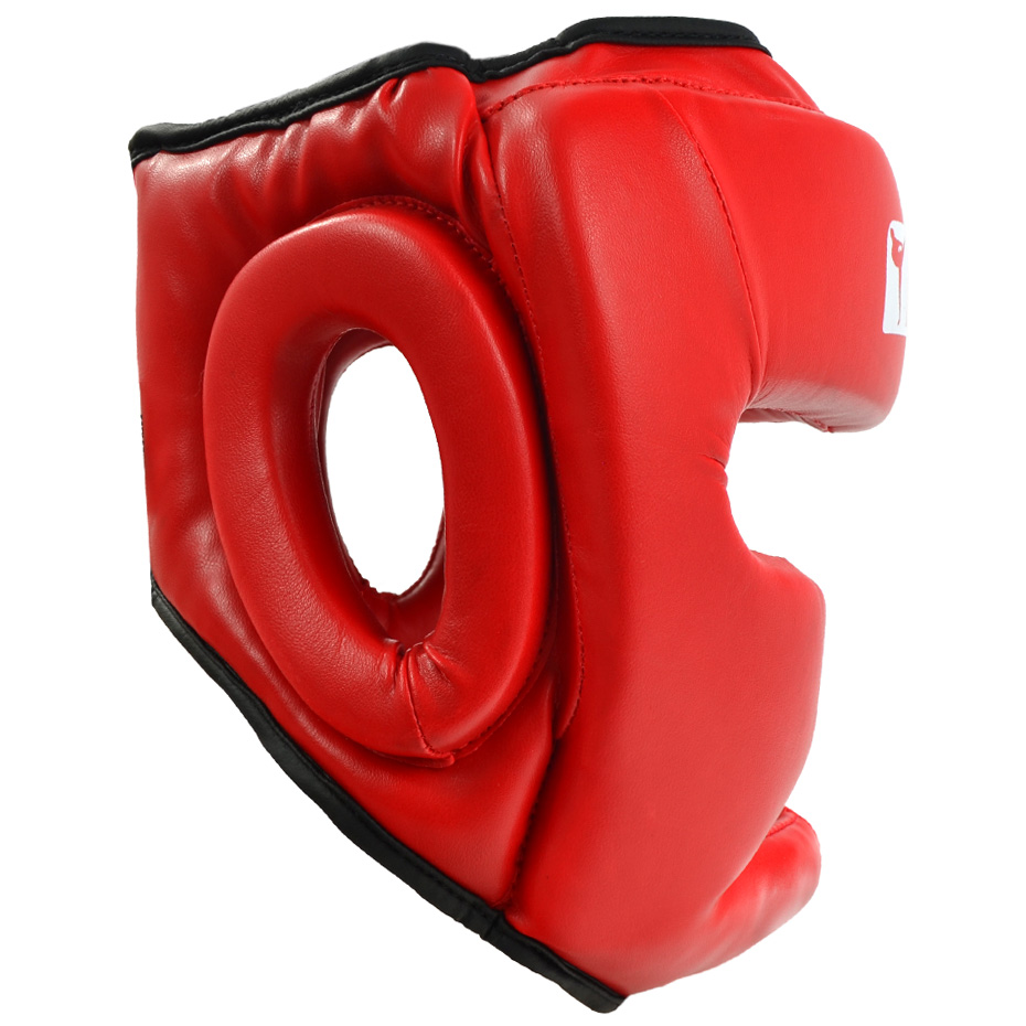 Kask bokserski Profight 705 PU czerwony senior - obrazek 3