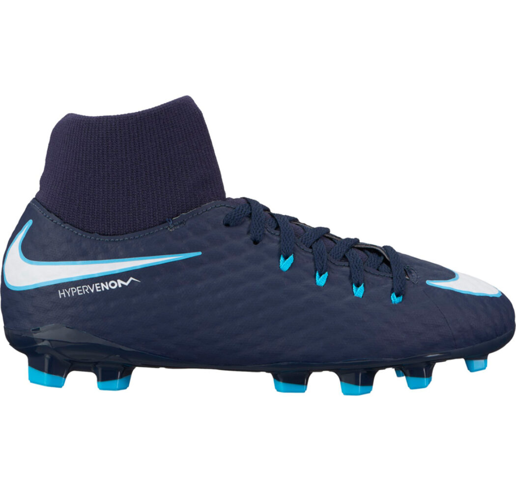 Buty piłkarskie Nike Hypervenom Phelon 3 DF FG JR 917772 414