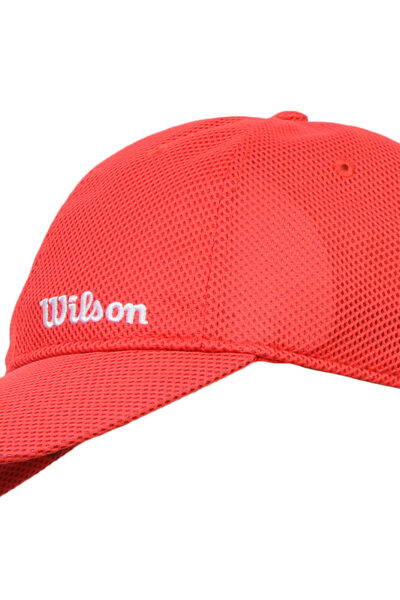 CZAPKA Z DASZKIEM WILSON SUMMER CAP czerwony /WRA500019
