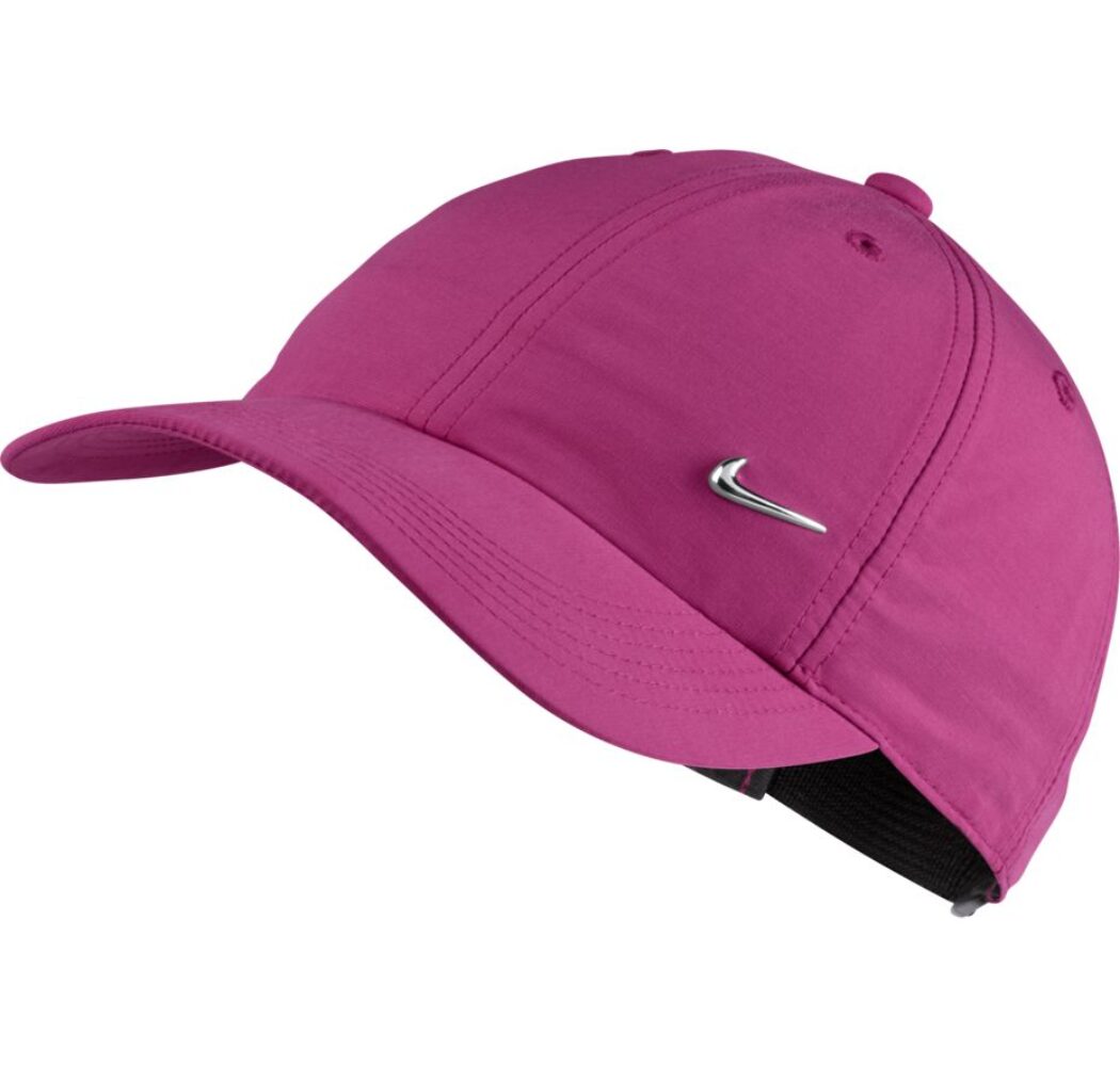 CZAPKA NIKE Z DASZKIEM METAL SWOOSH H86 LOGO CAP JR różowa /405043 680