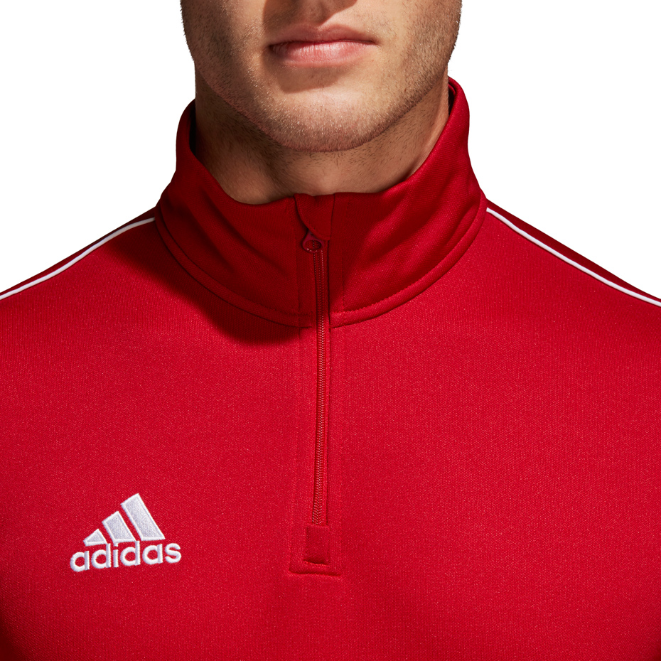 Bluza męska adidas Core 18 Training Top czerwona CV3999 - obrazek 2