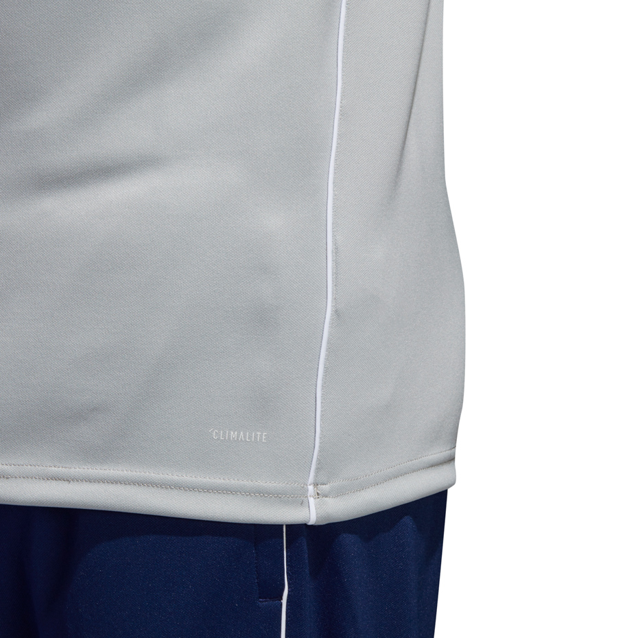 Bluza męska adidas Core 18 Training Top szara CV4000 - obrazek 5