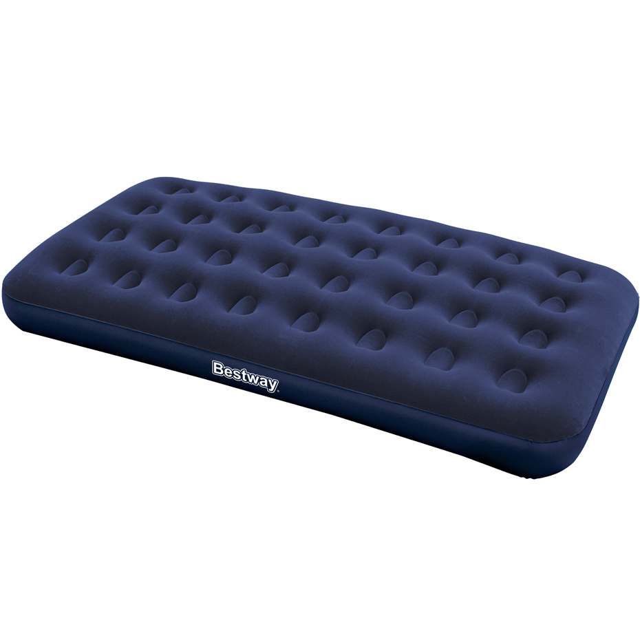 Materac welurowy dwuosobowy Bestway Double 188x99x22cm granatowy 67001 6195 - obrazek 2