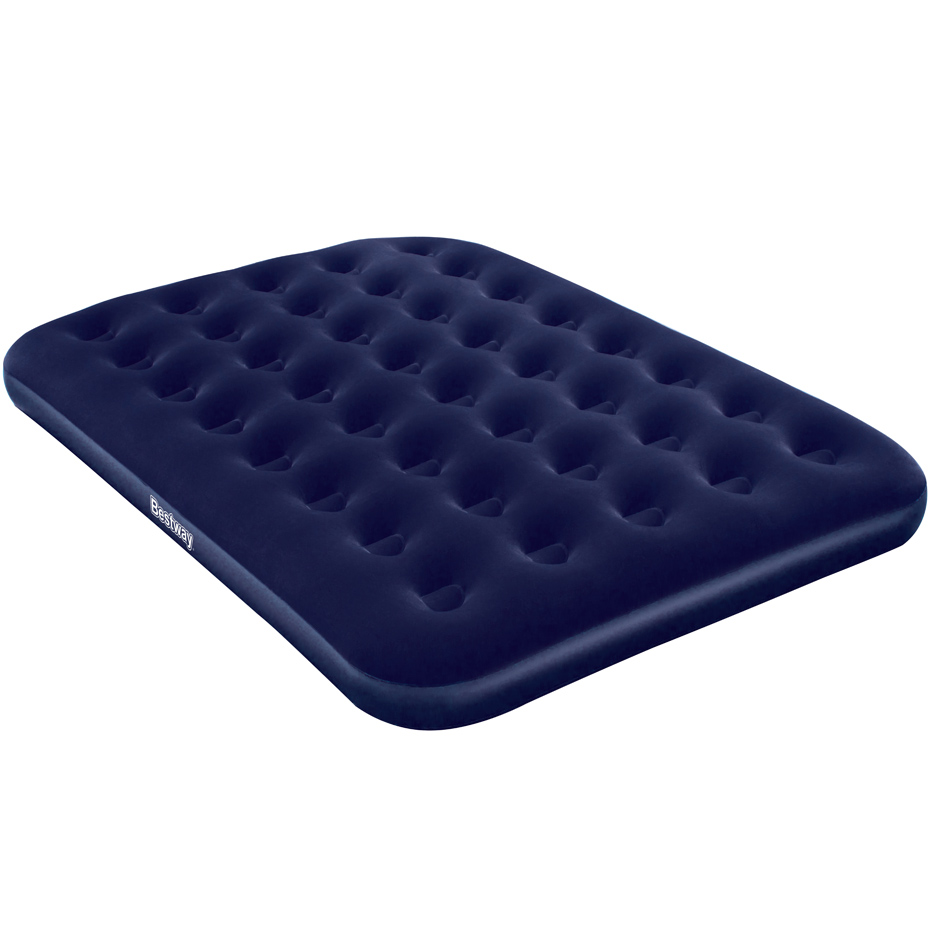 Materac welurowy dwuosobowy Bestway 191 cm x 137 cm x 22 cm granatowy 67002 6225