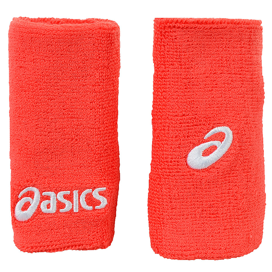 FROTKA NA RĘKĘ ASICS DOUBLE WRISTBAND UNI czerwona /2szt/ 592522 0552