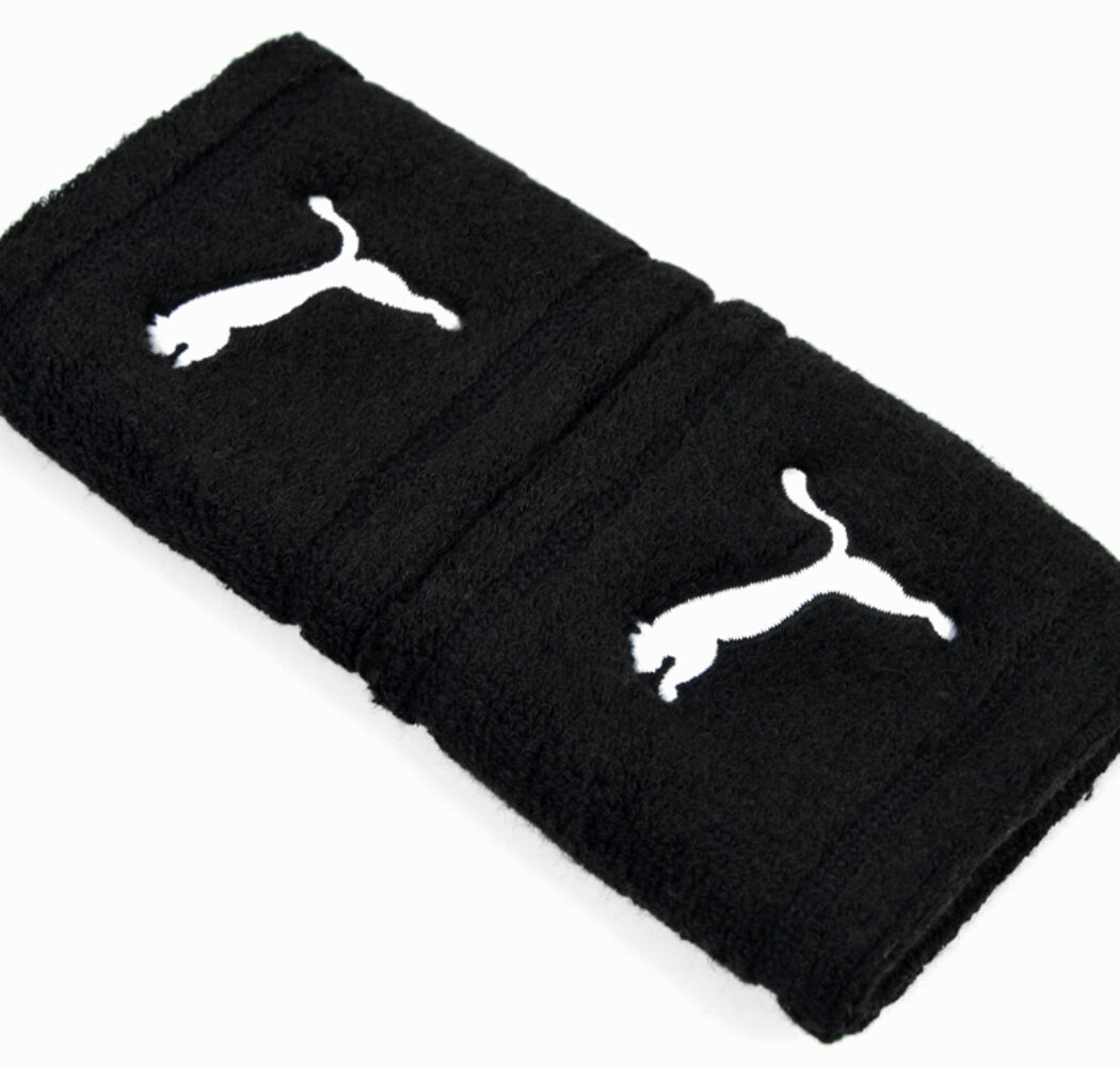 FROTKA NA RĘKĘ PUMA WRISTBAND czarno/biała/ 52529 01