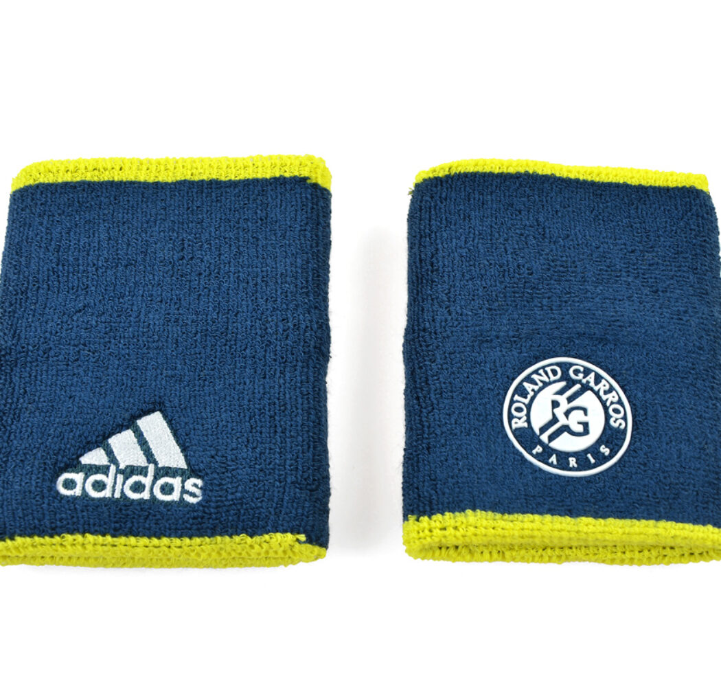 FROTKA NA RĘKĘ adidas TENNIS RG WRISTBAND L granatowo/żółta OSFM /2szt/ /Z27393