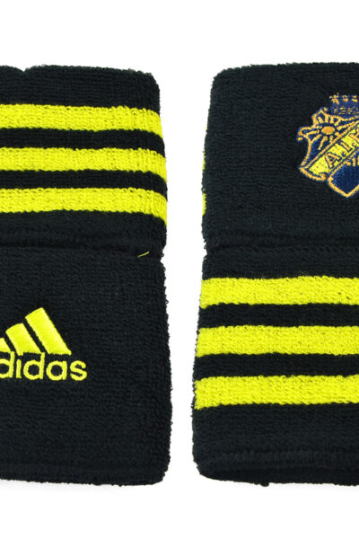 FROTKA NA RĘKĘ adidas TENNIS AIK WRISTBAND L czarno/żółta OSFM /2szt/ /W43084