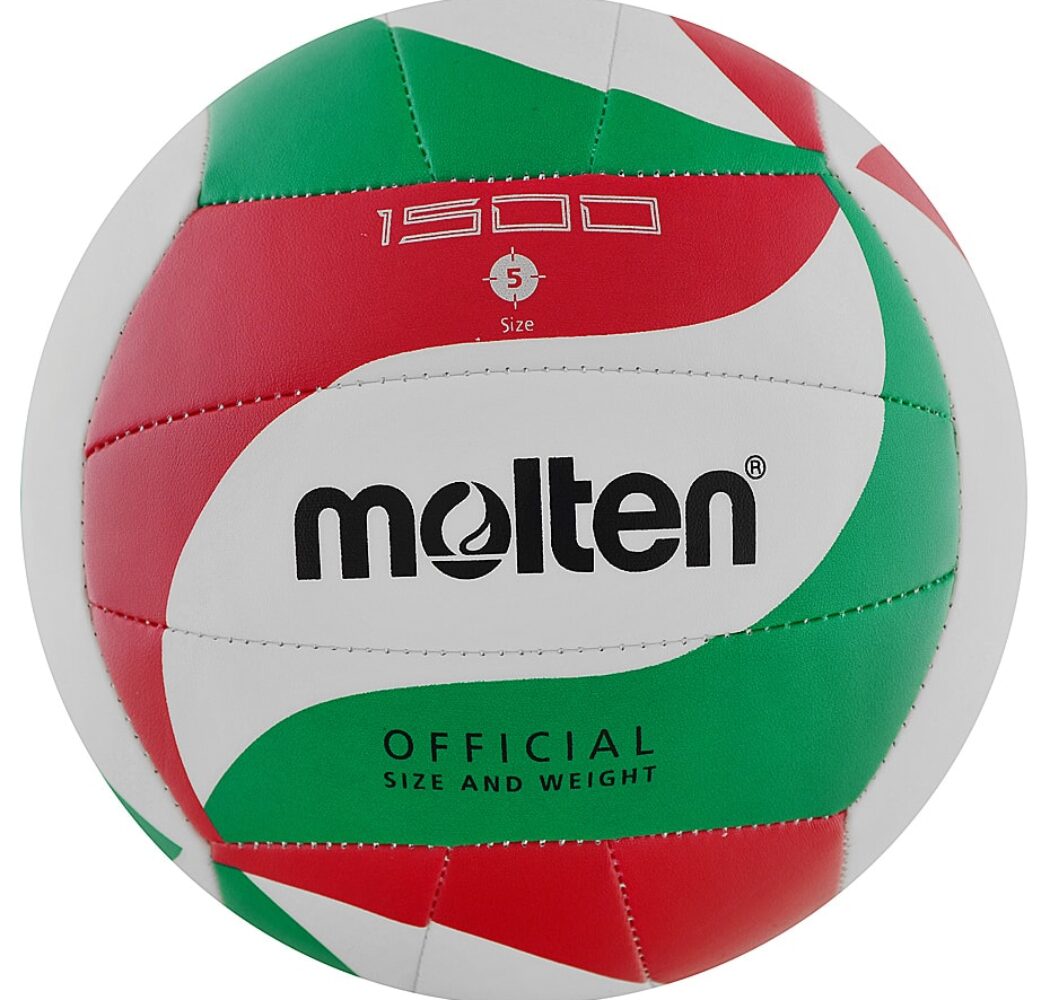 Piłka siatkowa Molten V5M1500 biało-czerwono-zielona