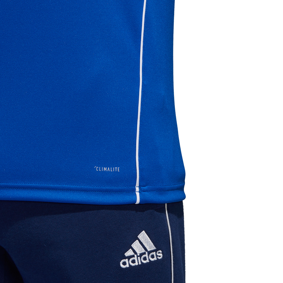 Bluza męska adidas Core 18 Training Top niebieska CV3998 - obrazek 4