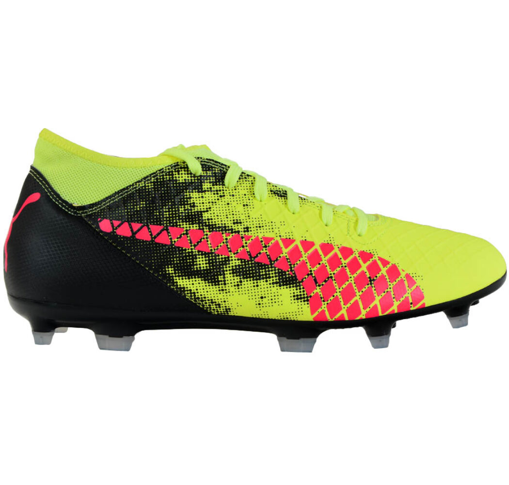 Buty piłkarskie Puma Future 18.4 FG AG żółto-czarne 104344 01