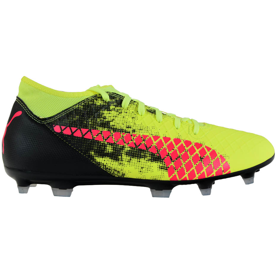 Buty piłkarskie Puma Future 18.4 FG AG żółto-czarne 104344 01